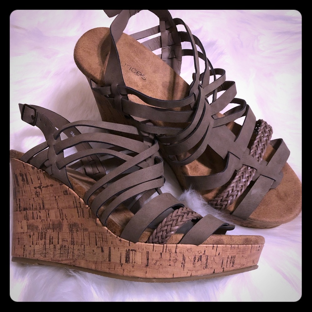 Maurices Suede Wedge Heels